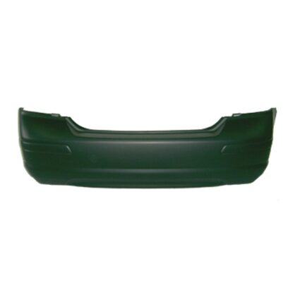 Bumper Cover Rear w/o Spoiler Primed CAPA for Nissan Versa Sedan 2007–2011
