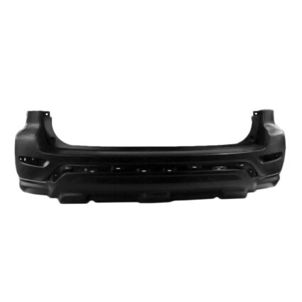 Bumper Cover Rear w/o Park Assist w/o Towing Hitch Primed CAPA for Nissan Pathfinder 2017–2019