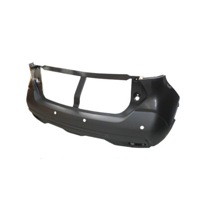 Bumper Cover Rear w/Parking Sensors w/Textured Lower Primed CAPA for Nissan Kicks 2020–2021