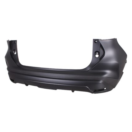 Bumper Cover Rear w/o Parking Sensors Primed CAPA for Nissan Kicks 2021–2024
