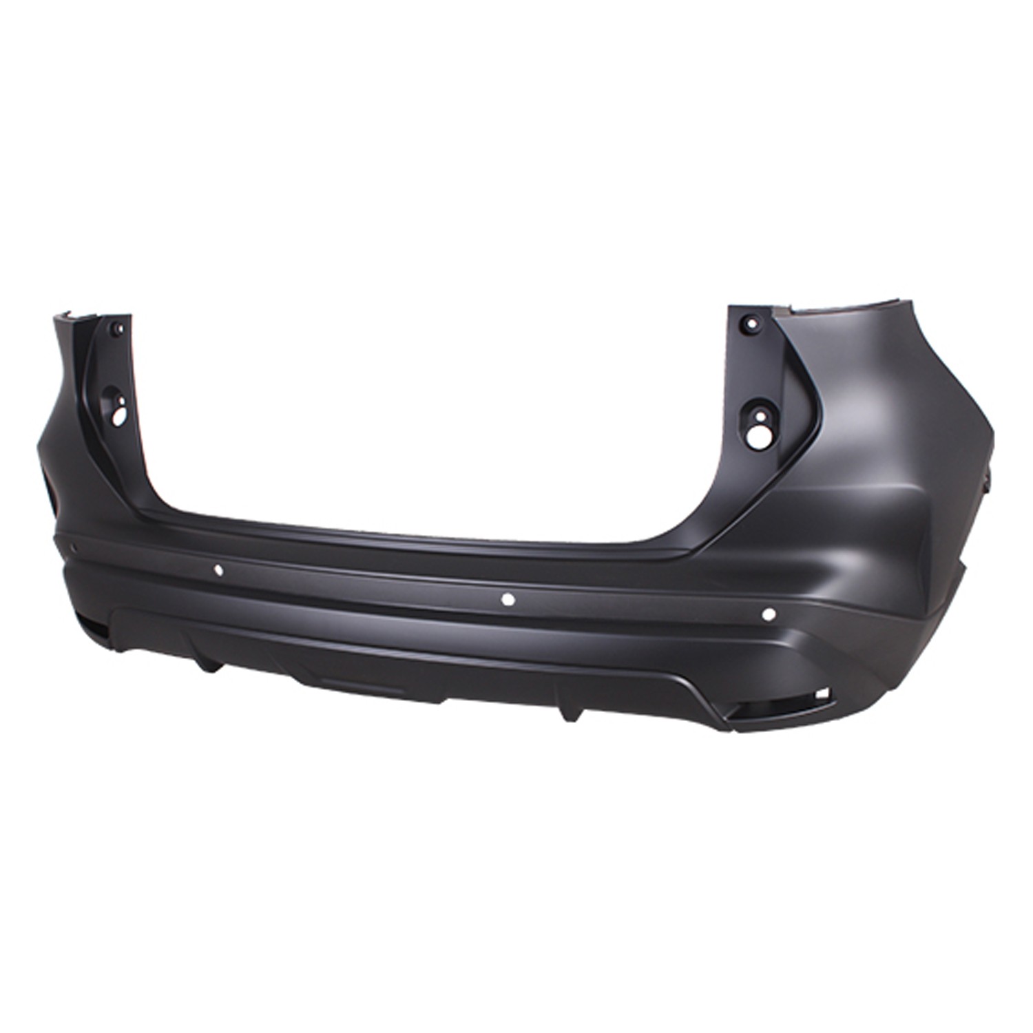 Bumper Cover Rear w/Parking Sensors Primed CAPA for Nissan Kicks 2021–2024