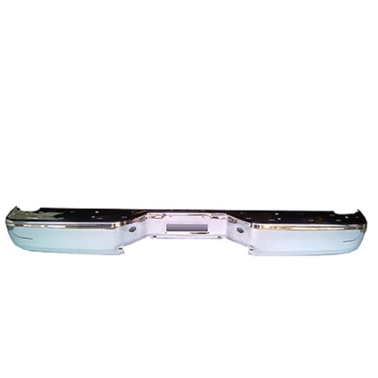 Bumper Face Bar Rear w/o Big Tow Pkg w/o Distance Sensors Face Bar Only Chrome CAPA for Nissan TITAN SE SV 2008–2015
