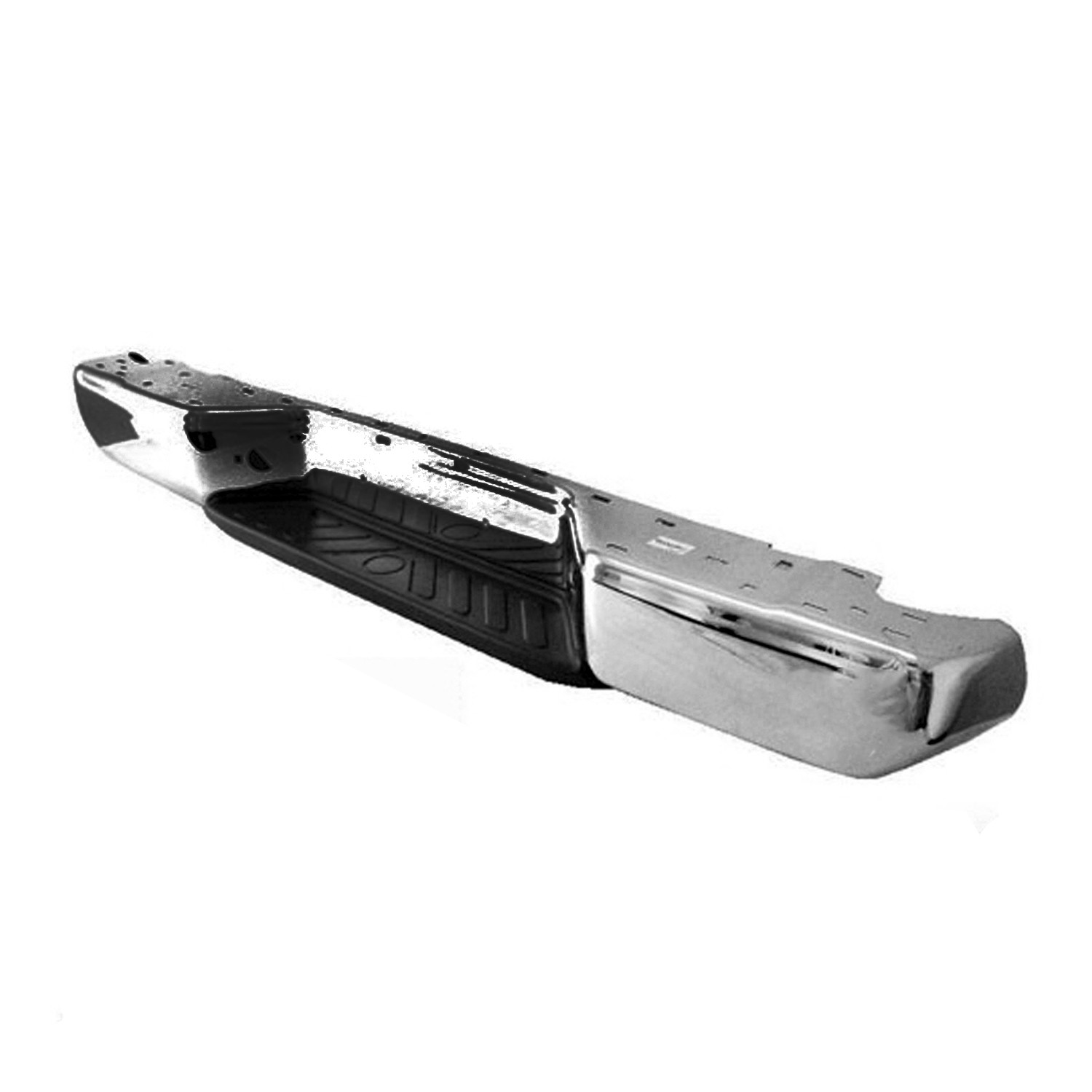 Bumper Assembly Rear w/License Lamps Face Bar/Upper/Center Pad w/o Park Chrome for Nissan Frontier 2005–2021