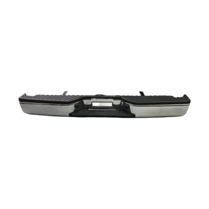 Bumper Assembly Rear w/o Towing Pkg w/o Distance Sensors Chrome CAPA for Nissan TITAN SE SV 2004–2015