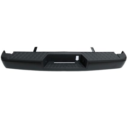 Bumper Assembly Rear w/o Towing Reinforcement/Face Bar/Step Pad Assembly Black CAPA for Nissan TITAN 2017–2019