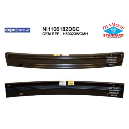 Bumper Cover Reinforcement Rear CAPA for Nissan Versa Note 2014–2019