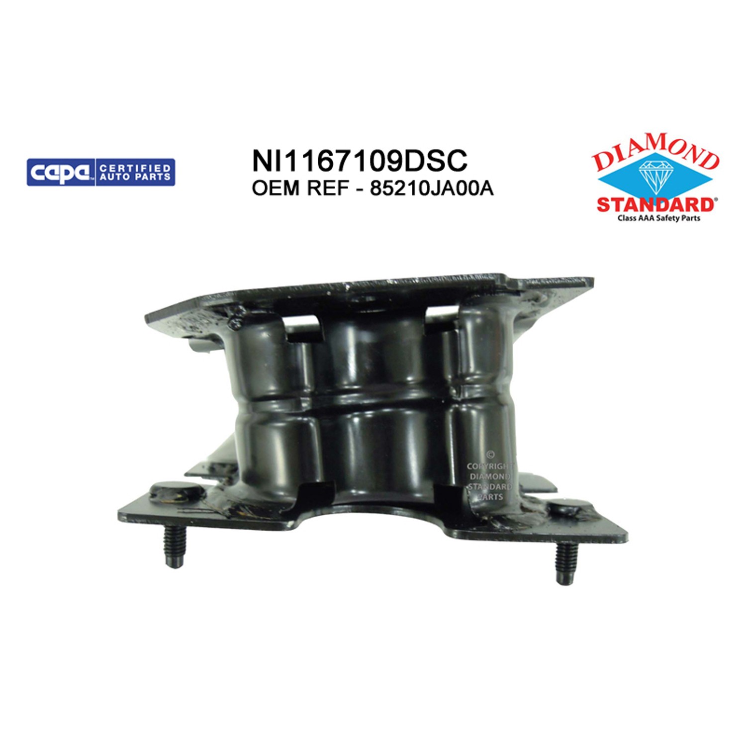 Bumper Bracket Rear Right CAPA for Nissan Altima Maxima