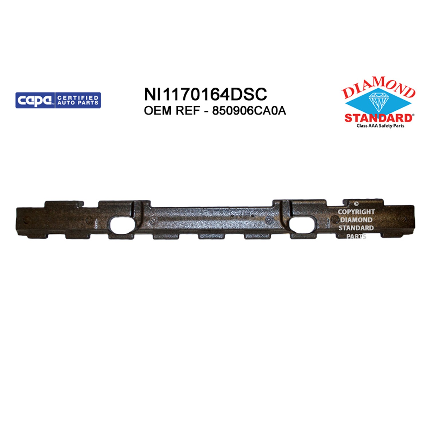 Bumper Impact Absorber Rear CAPA for Nissan Altima 2019–2023