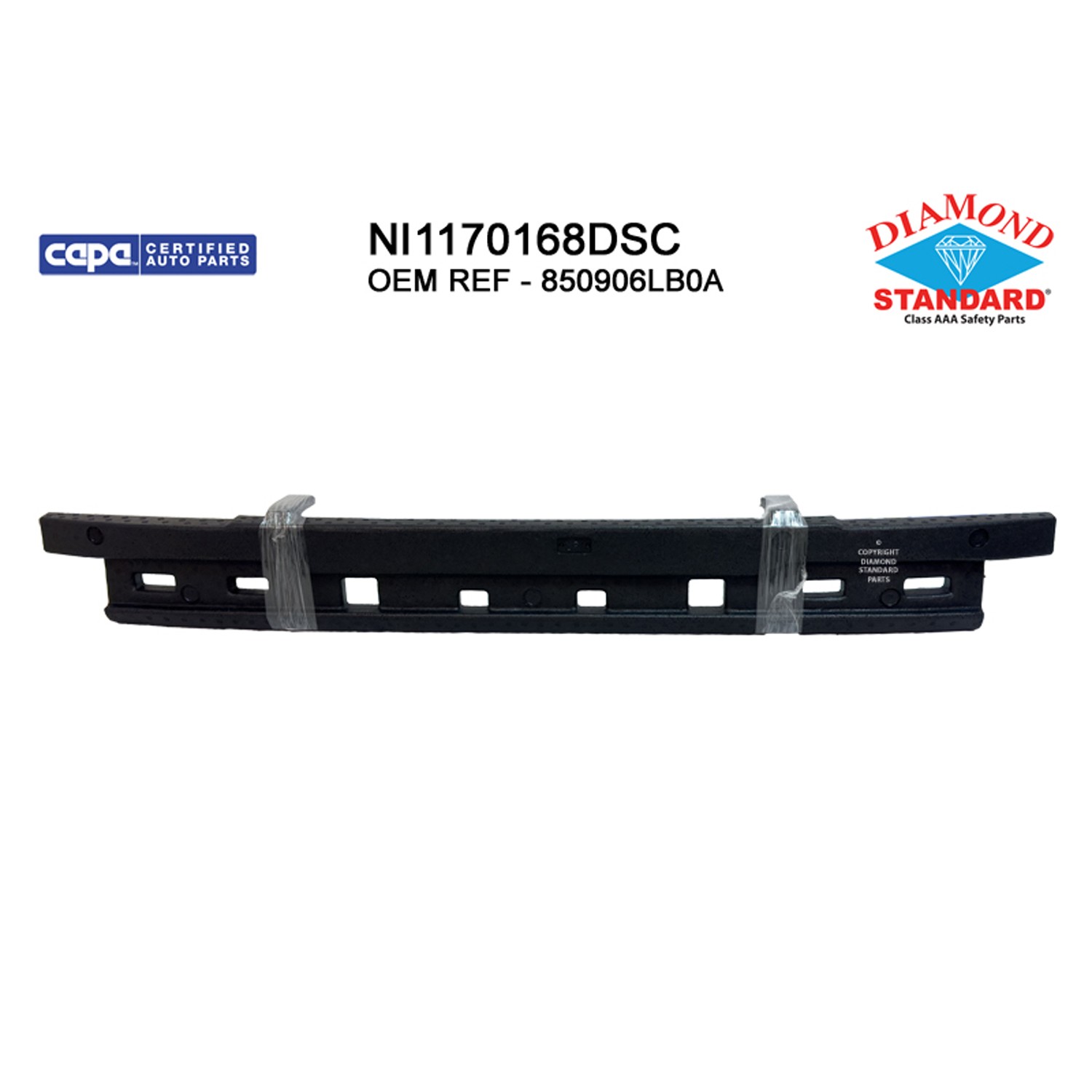 Bumper Impact Absorber Rear CAPA for Nissan Sentra 2020–2023