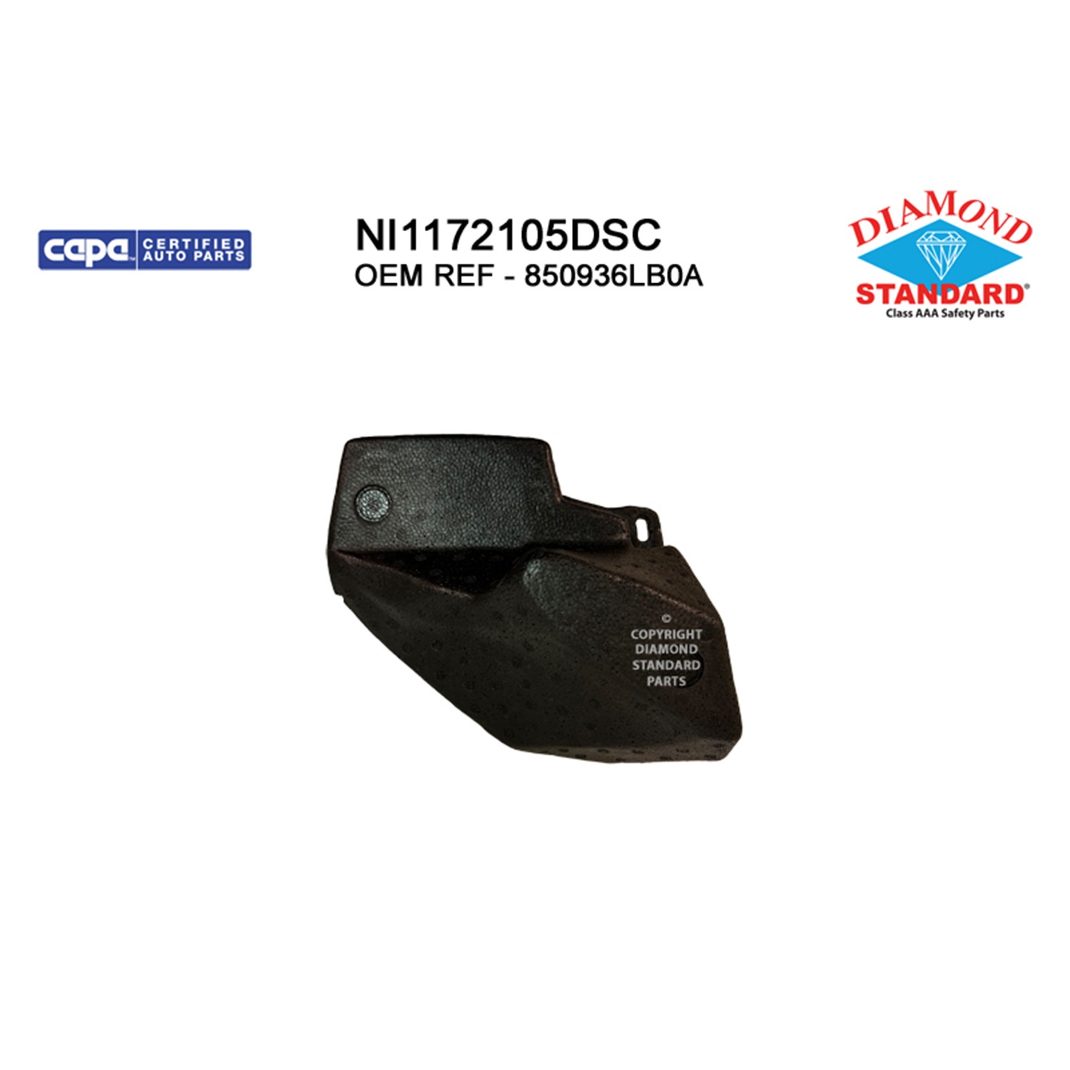 Bumper Impact Absorber Rear Left CAPA for Nissan Sentra 2020–2023