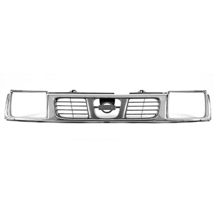 Grille Assembly Chrome for Nissan Frontier 1998–2000