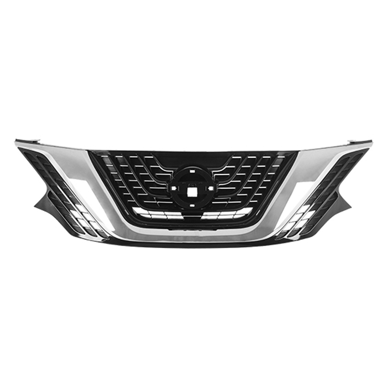 Grille Assembly Black w/Chrome Molding w/o Midnight Special Edition Pkg for Nissan Murano 2015–2018