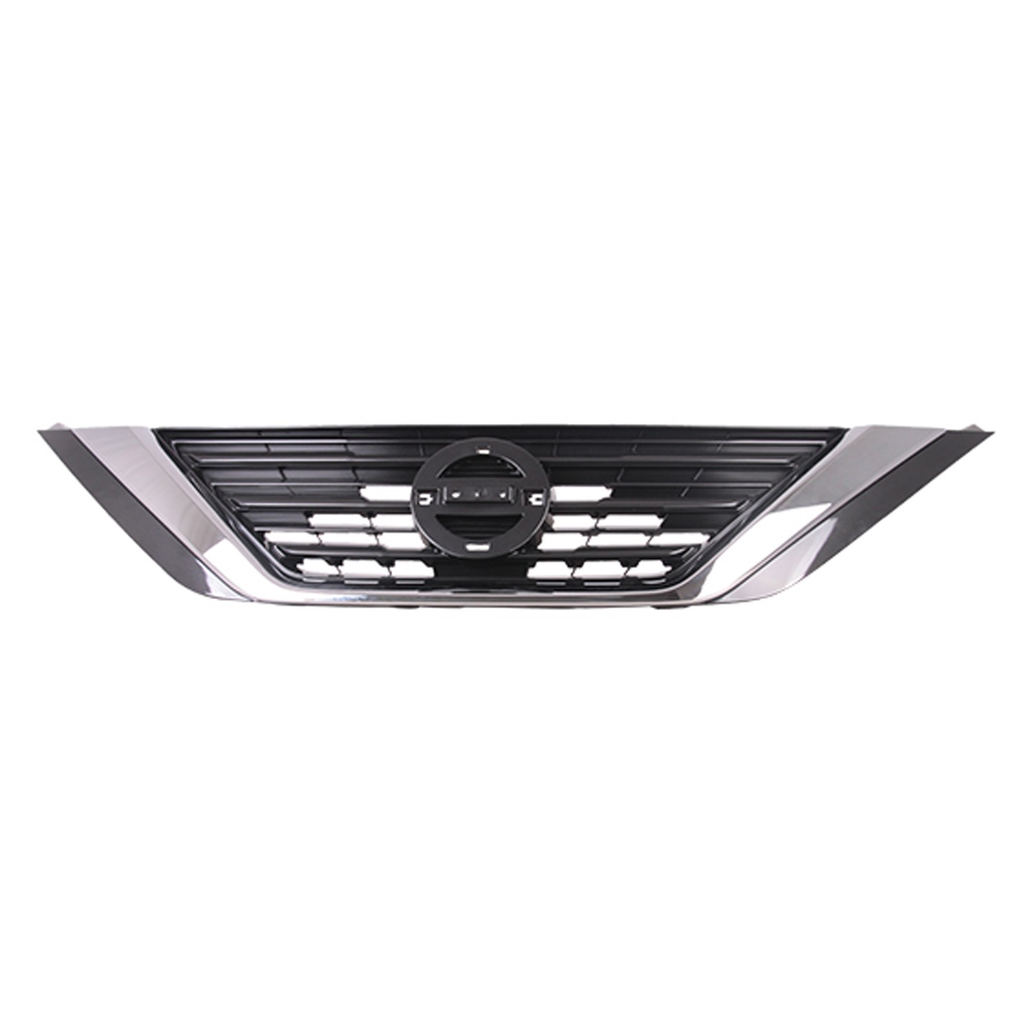 Grille Assembly w/Chrome Molding Silver Gray for Nissan Altima Sedan 2016–2018