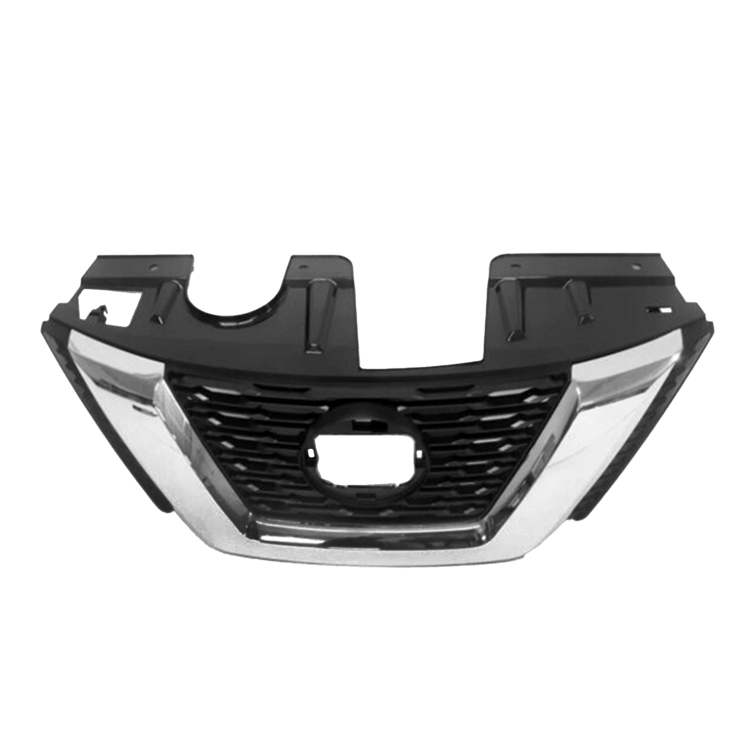 Grille Assembly w/o Front View Camera w/o Premium Pkg CAPA for Nissan Rogue S SL Hybrid SV Hybrid SV 2018–2020