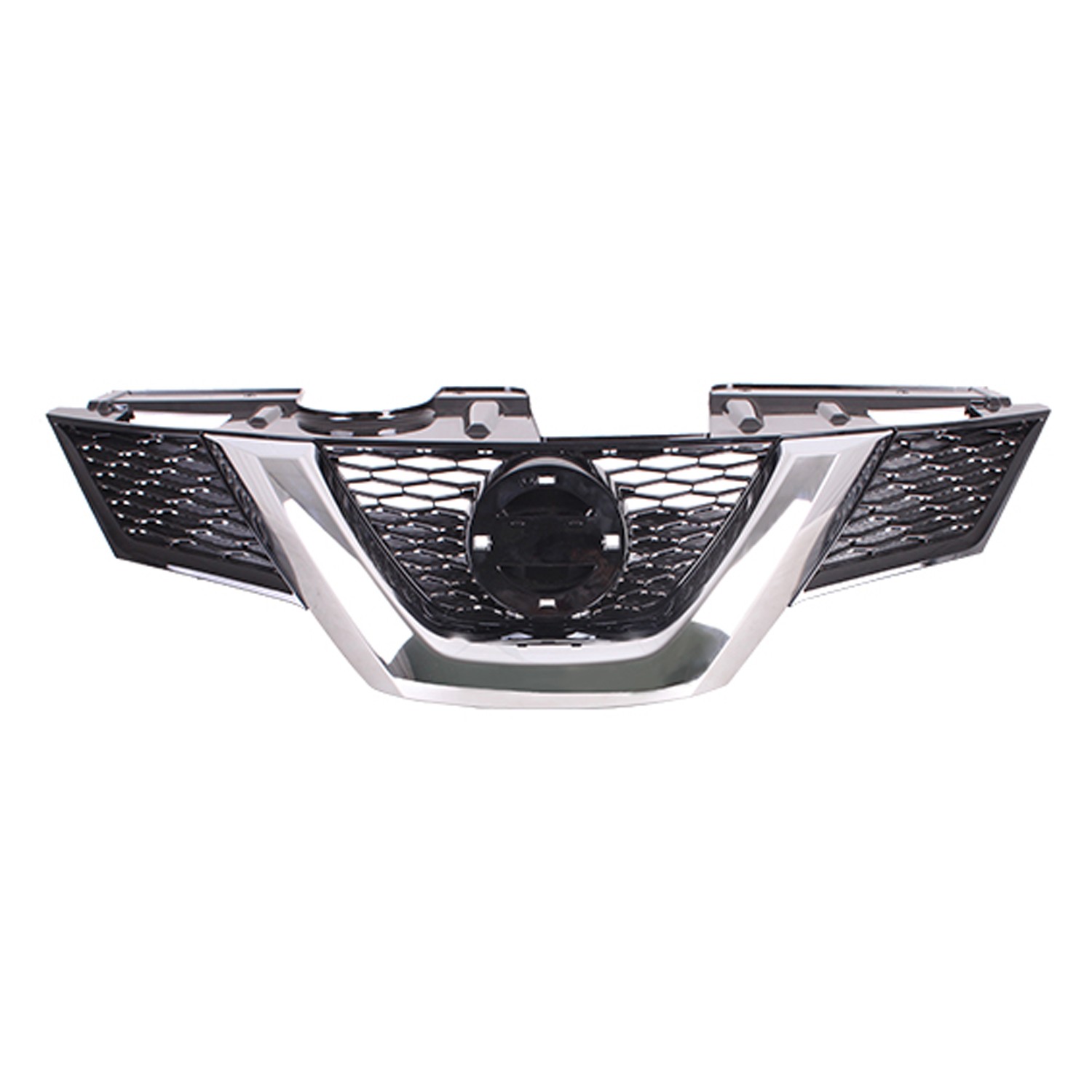 Grille Assembly w/o Premium Pkg w/o Camera CAPA for Nissan Rogue S SV 2015–2016