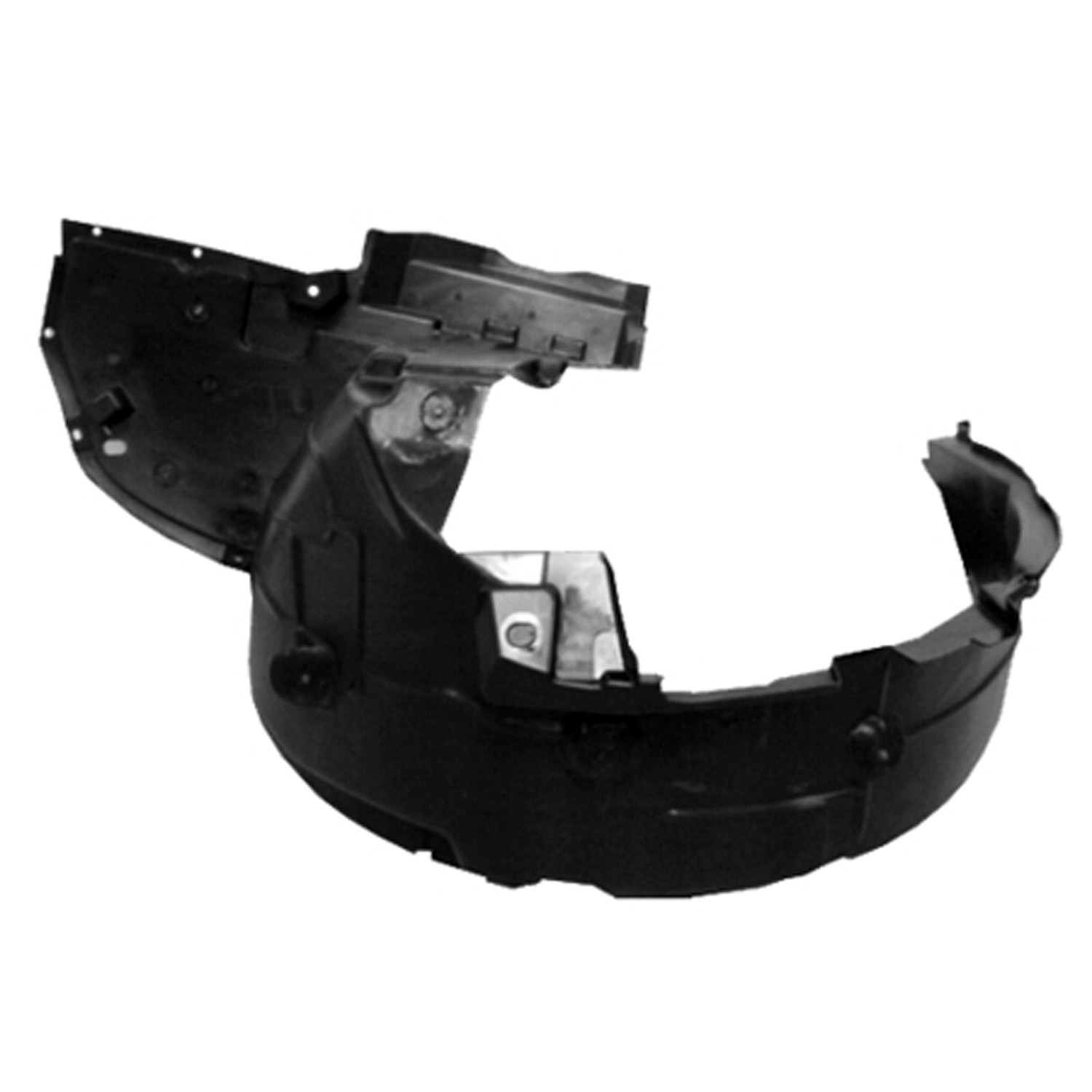 Fender Liner Left PE/Vacuum Form CAPA for Nissan Versa Sedan 2015–2019