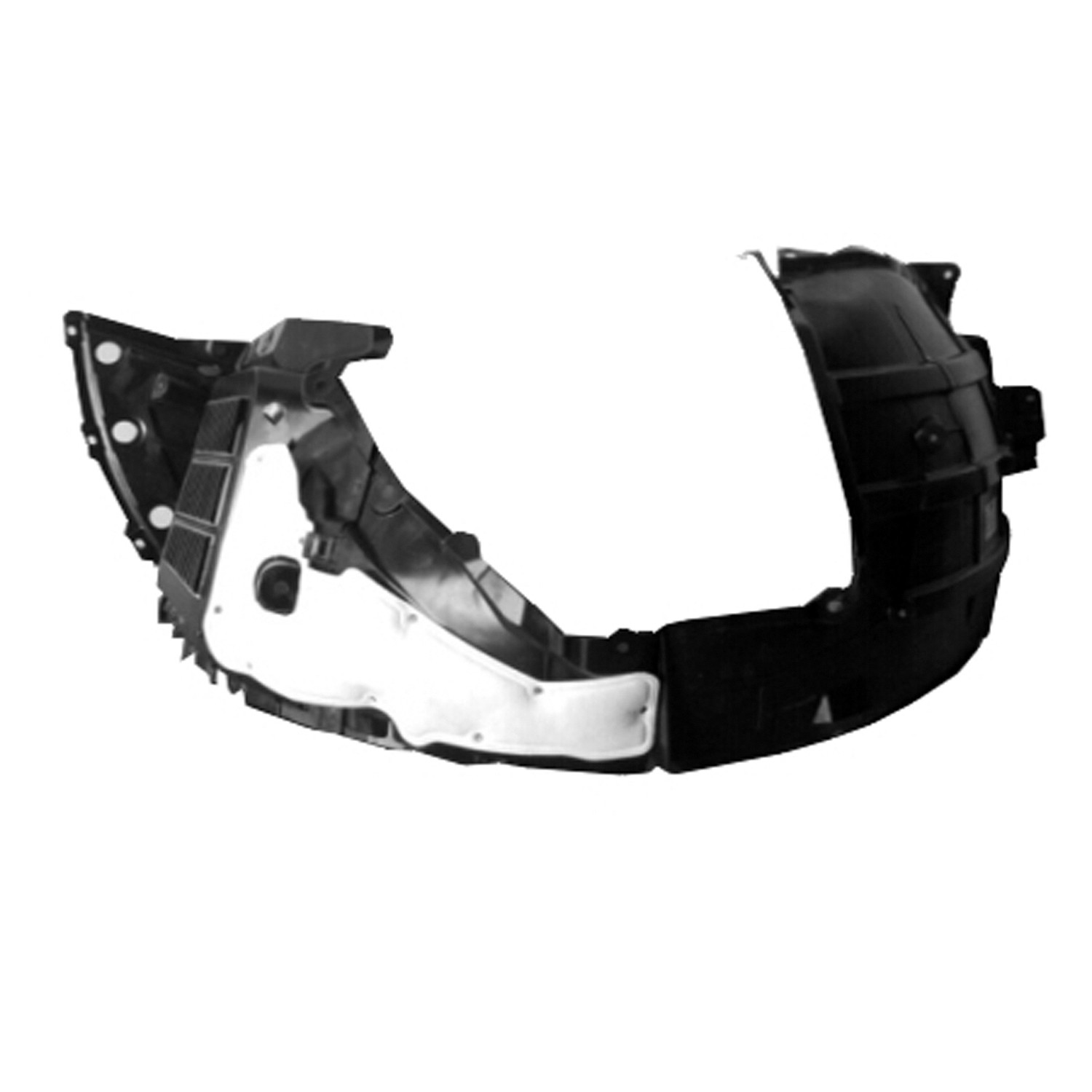 Fender Liner Left w/Insulation Foam PP/Injection CAPA for INFINITI JX35 QX60 Nissan Pathfinder