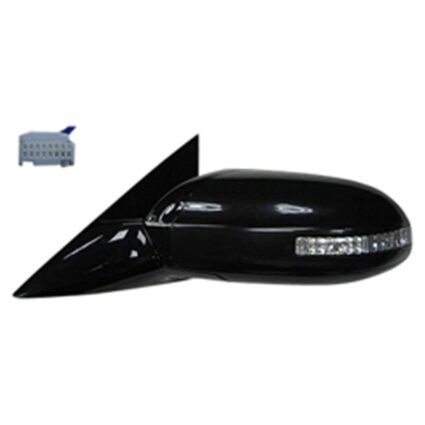 Door Mirror Assembly Left Power w/o Premium Pkg w/Signal Lamp for Nissan Maxima SV 2009–2014