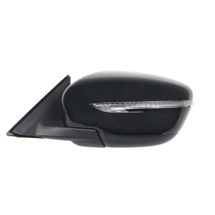 Door Mirror Assembly Left Power Heated w/o Side View Camera w/Cover USA Built for Nissan Rogue 2014–2016