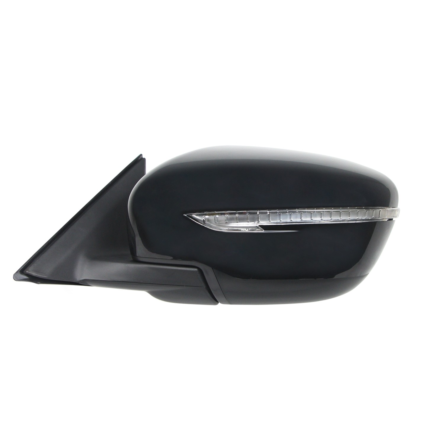 Door Mirror Assembly Left Power Heated w/o Side View Camera w/Cover USA Built for Nissan Rogue 2014–2016