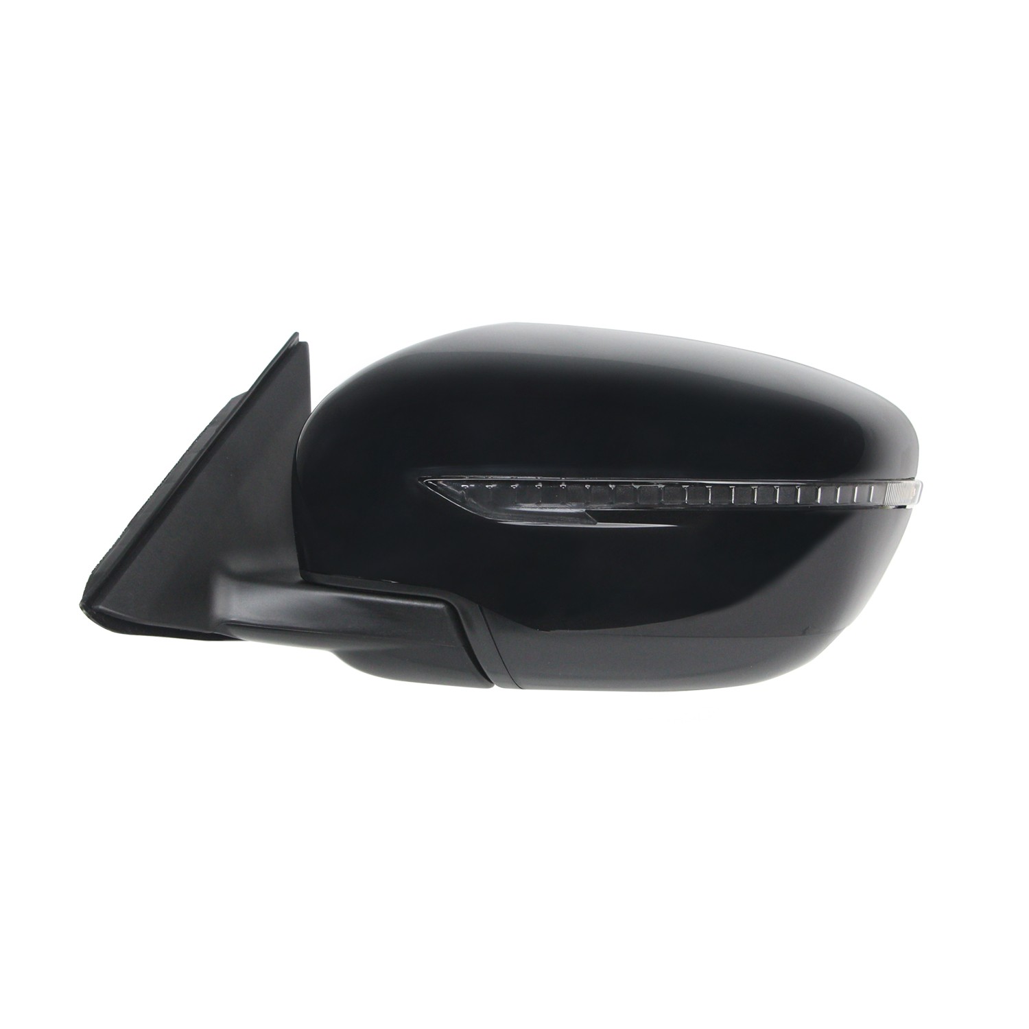 Door Mirror Assembly Left Power Heated w/o Side View Camera w/Cover for Nissan Rogue 2017–2020