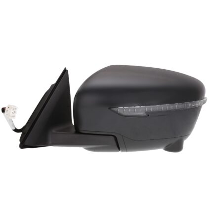 Door Mirror Assembly Left Power Heated w/Side View Camera w/Cover for Nissan Rogue 2016–2017