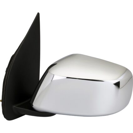 Door Mirror Assembly Left Power Heated w/Cover Chrome for Nissan Frontier Crew Cab Pickup SL 2011–2018