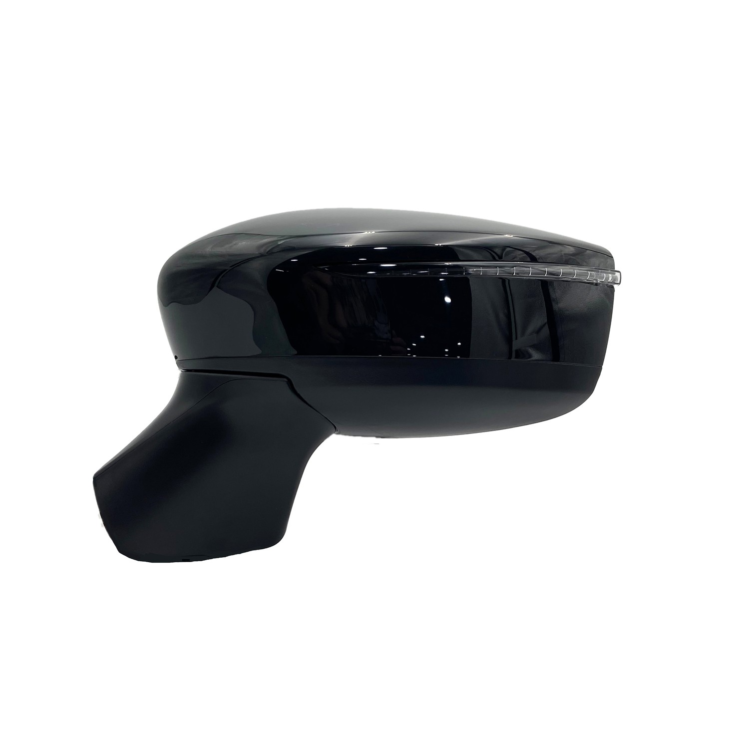 Door Mirror Left w/Signal Lamp Heated w/Cover Textured for Nissan Versa SR 2020–2022