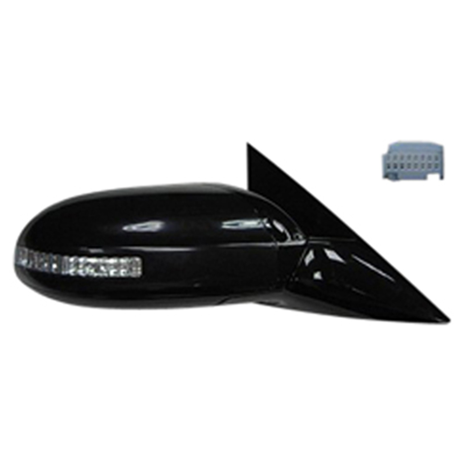Door Mirror Assembly Right Power Heated w/Premium Pkg: w/o Sport Pkg: w/Memory w/Signal Lamp for Nissan Maxima 2009–2014