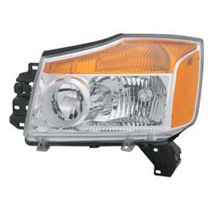 Headlight Assembly Composite Left for Nissan TITAN 2008–2015
