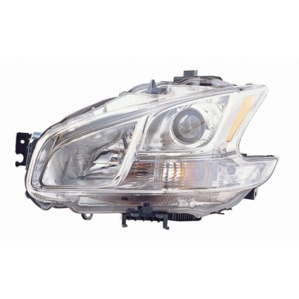 Headlight Assembly Composite Left Halogen CAPA for Nissan Maxima 2009–2014