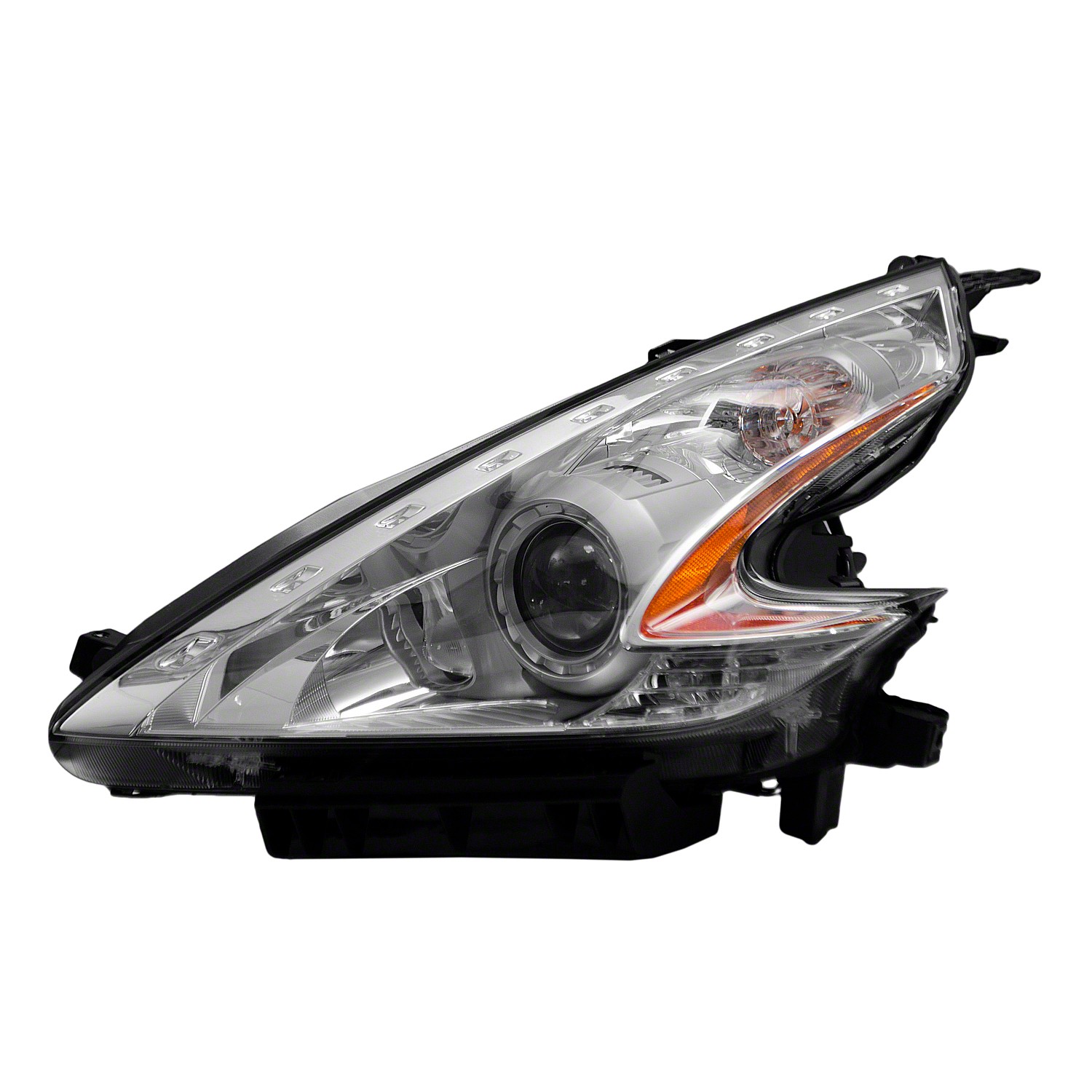 Headlight Assembly Composite Left for Nissan 370Z Coupe Convertible 2009–2017