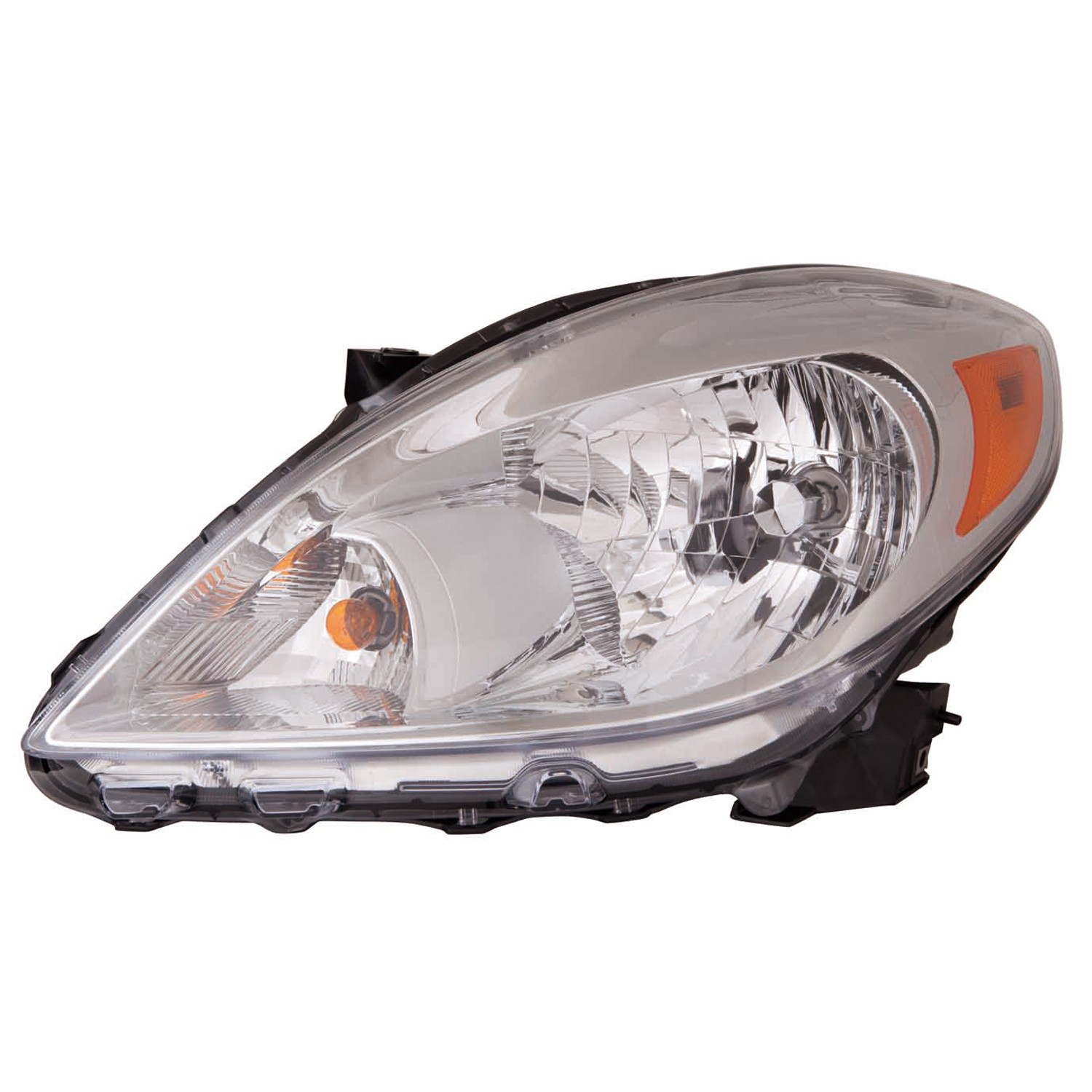 Headlight Assembly Composite Left CAPA for Nissan Versa Sedan 2012–2014