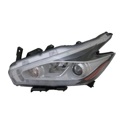 Headlight Assembly Composite Left Halogen CAPA for Nissan Murano 2015–2016