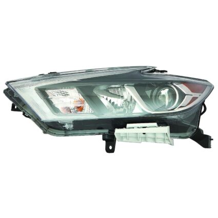 Headlight Assembly Composite Left Halogen for Nissan Maxima S SL SV 2016–2018