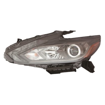 Headlight Assembly Composite Left LED w/LED DRL w/Smoke Lens for Nissan Altima Sedan 2016–2018
