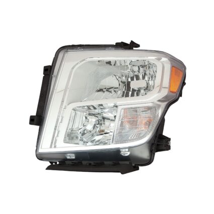 Headlight Assembly Composite Left Halogen CAPA for Nissan TITAN XD 2016–2019