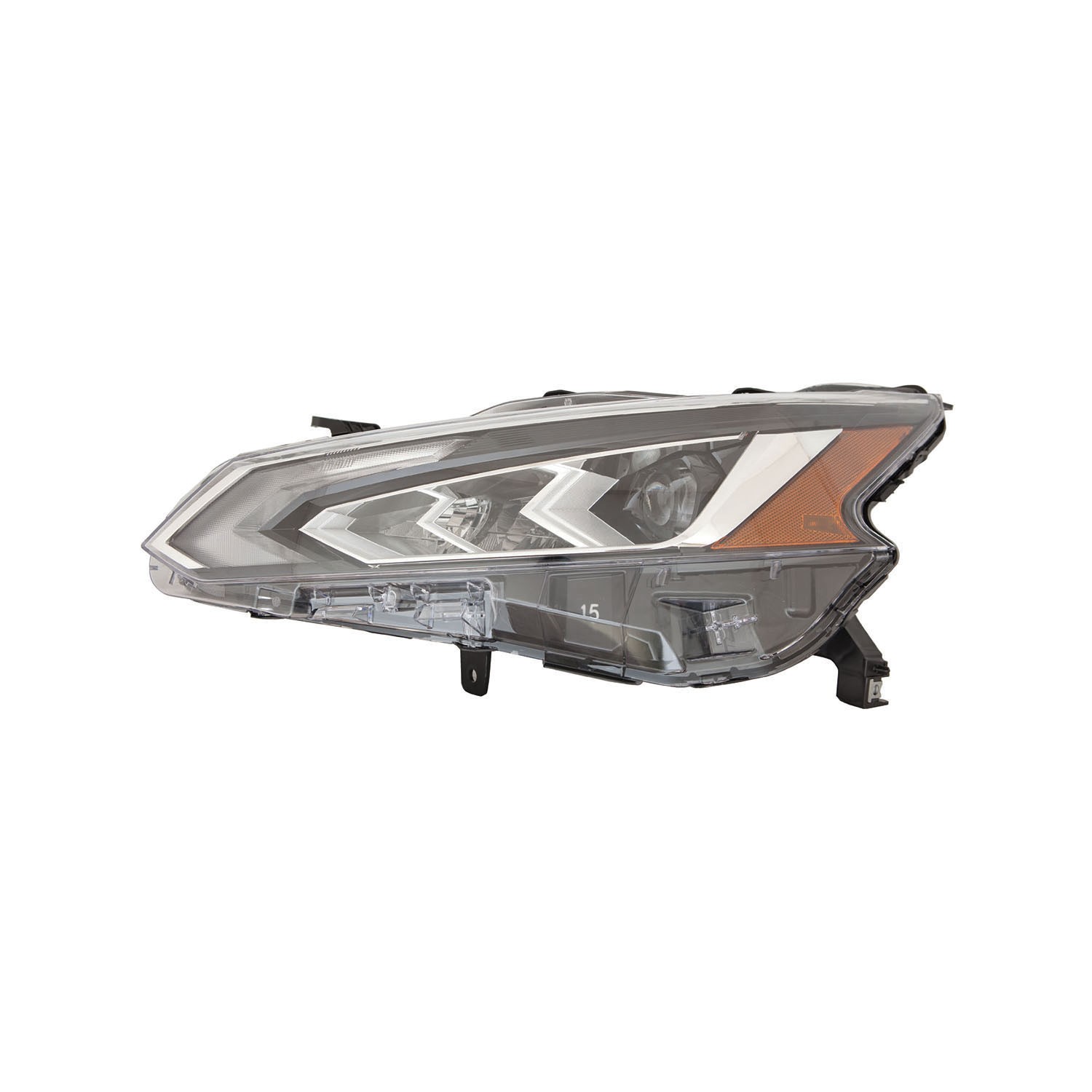 Headlight Assembly Composite Left LED w/o Auto Leveling CAPA for Nissan Altima 2019–2022