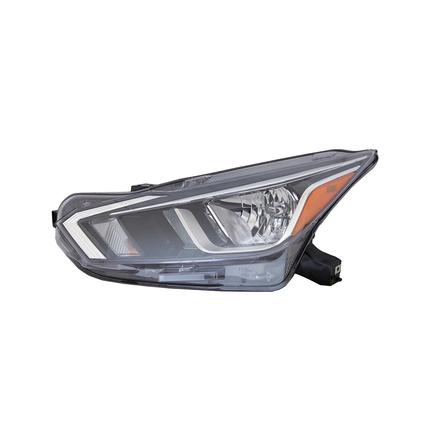 Headlight Assembly Composite Left Halogen CAPA for Nissan Versa 2020–2022