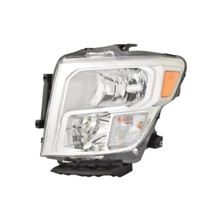 Headlight Assembly Composite Left Halogen for Nissan TITAN S SV 2020–2023
