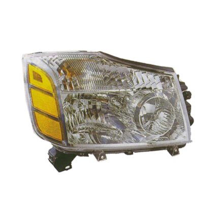 Headlight Assembly Composite Right To 9-06 for Nissan Armada Pathfinder Armada TITAN