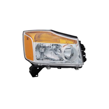 Headlight Assembly Composite Right CAPA for Nissan TITAN 2008–2015