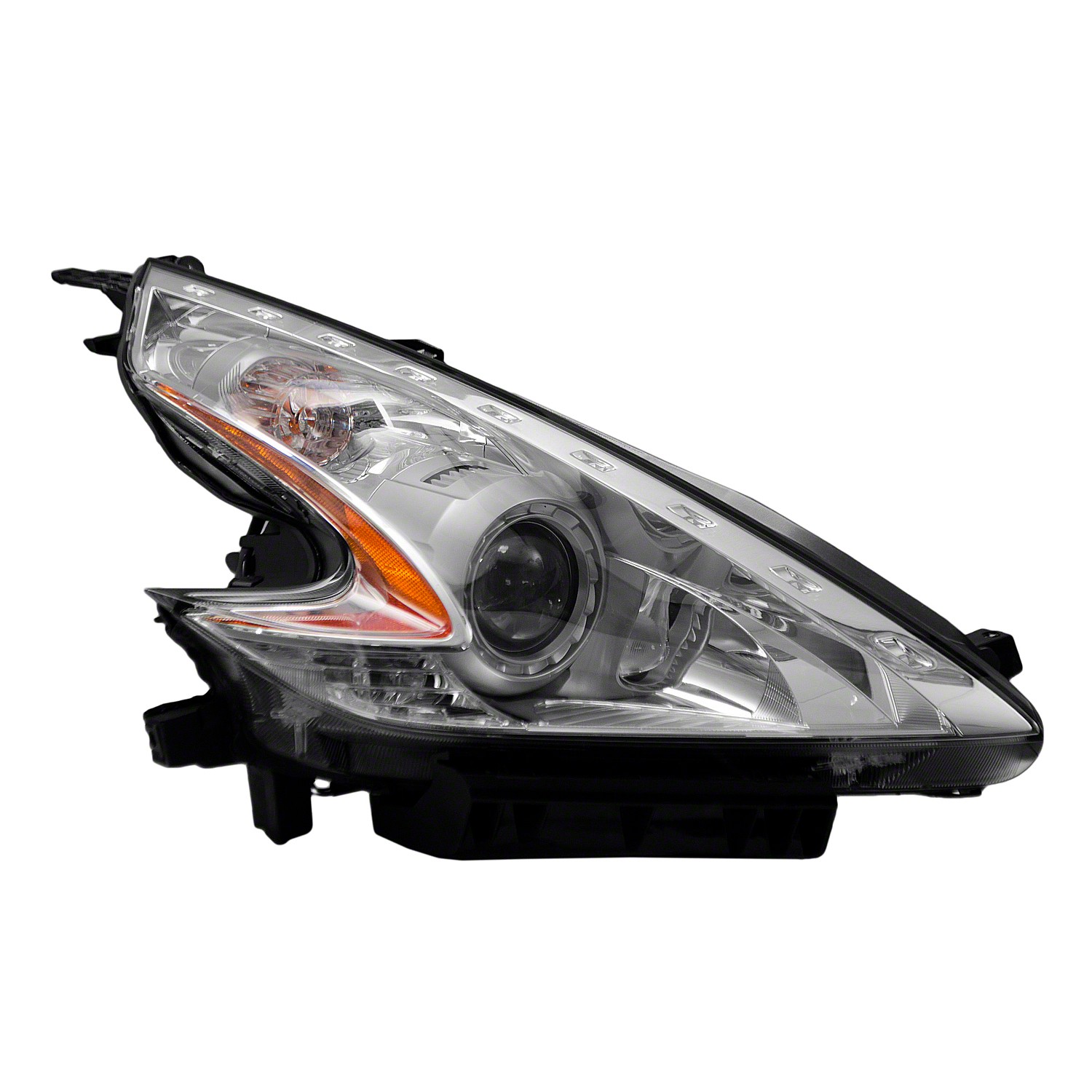 Headlight Assembly Composite Right for Nissan 370Z Coupe Convertible 2009–2017