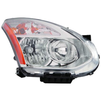 Headlight Assembly Composite Right Halogen CAPA for Nissan Rogue 2009–2010