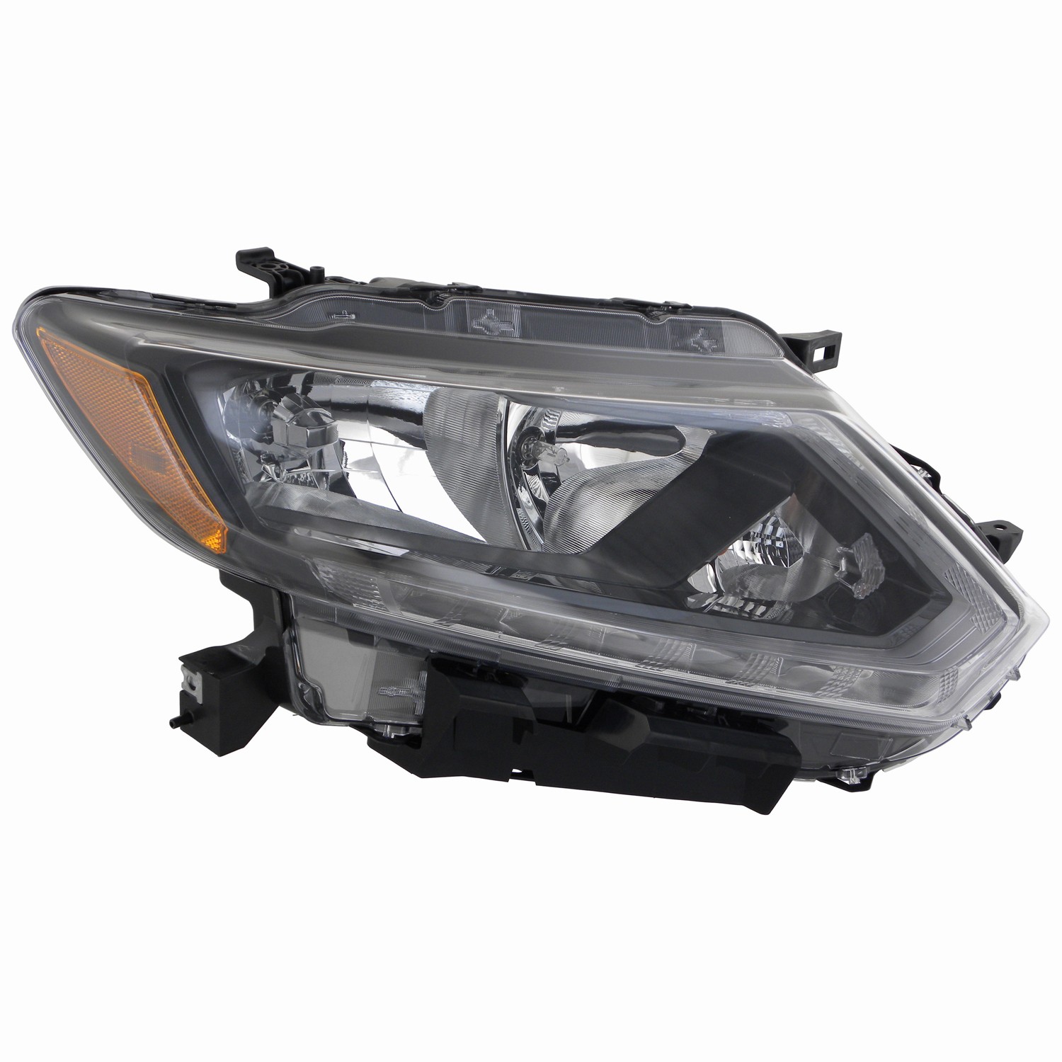 Headlight Assembly Composite Right Halogen for Nissan Rogue 2014–2016