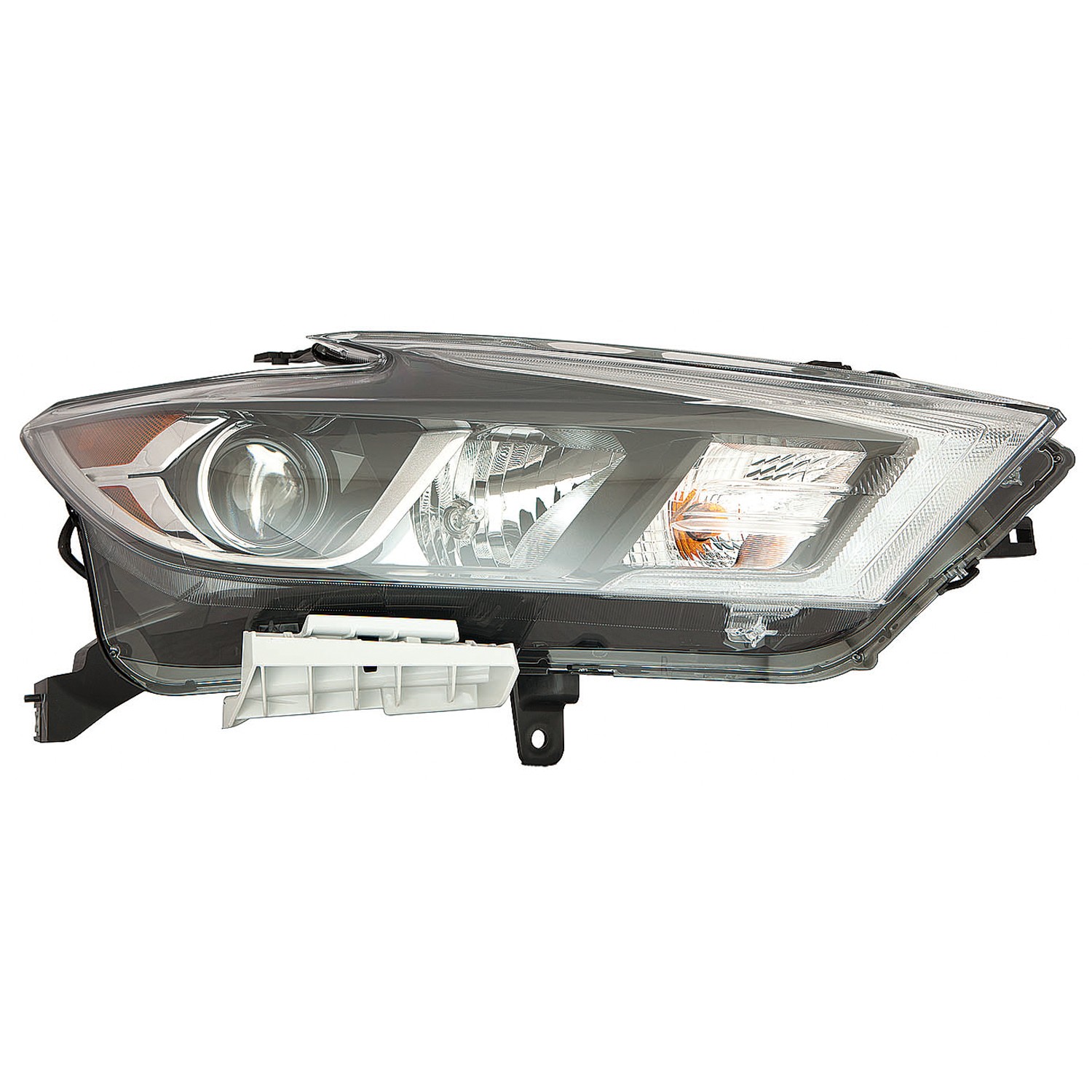 Headlight Assembly Composite Right Halogen CAPA for Nissan Maxima S SL SV 2016–2018