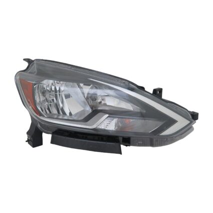 Headlight Assembly Composite Right Halogen for Nissan Sentra S SV FE+S 2016–2019