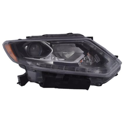 Headlight Assembly Composite Right LED w/Auto Light Control CAPA for Nissan Rogue 2016
