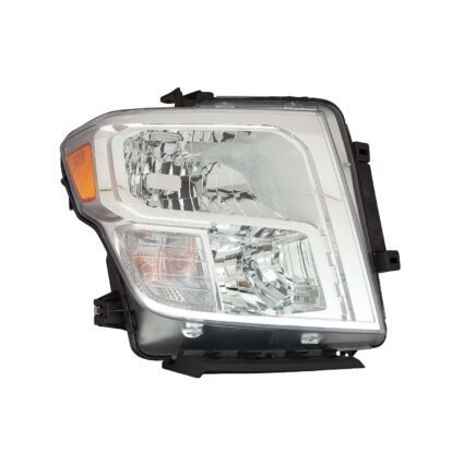 Headlight Assembly Composite Right Halogen CAPA for Nissan TITAN XD 2016–2019