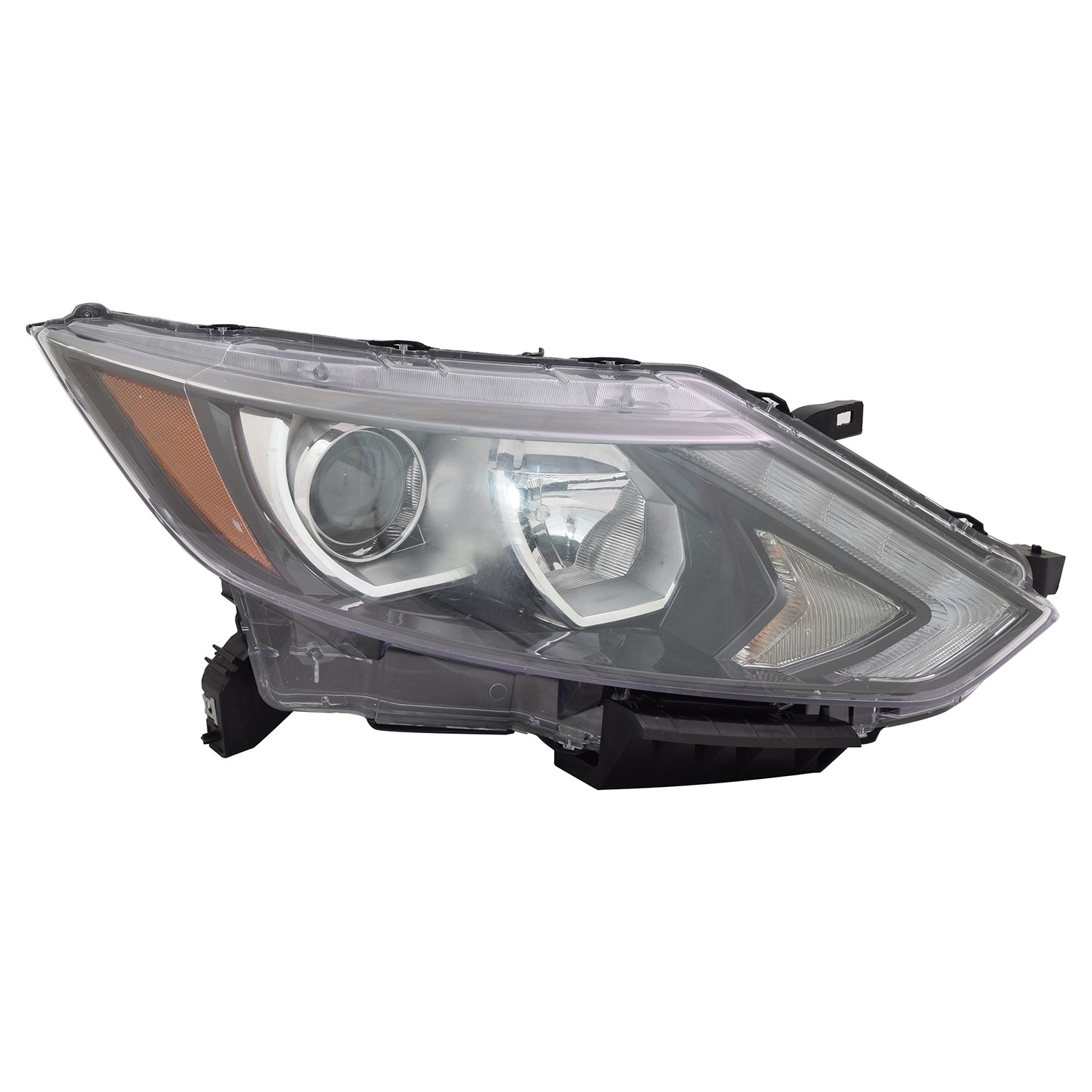 Headlight Assembly Composite Right Halogen CAPA for Nissan Qashqai Rogue Sport